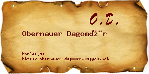 Obernauer Dagomér névjegykártya